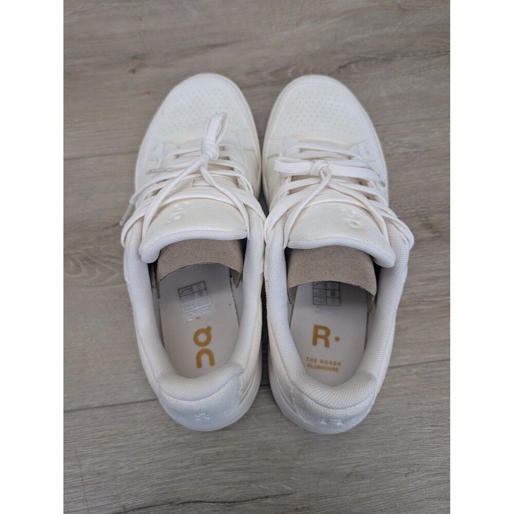 On Running The Roger Clubhouse Cream / Hay Men's Size 10 Brand New* Read* - Picture 2 of 7